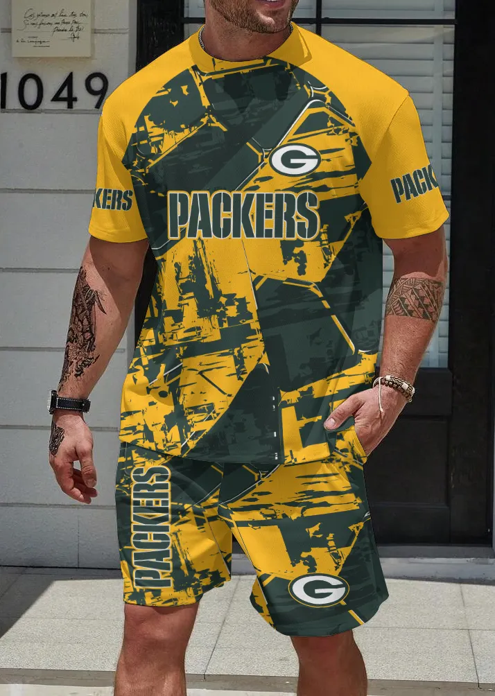 Green Bay Packers  Limited Edition Top And Shorts Two-Piece Suits