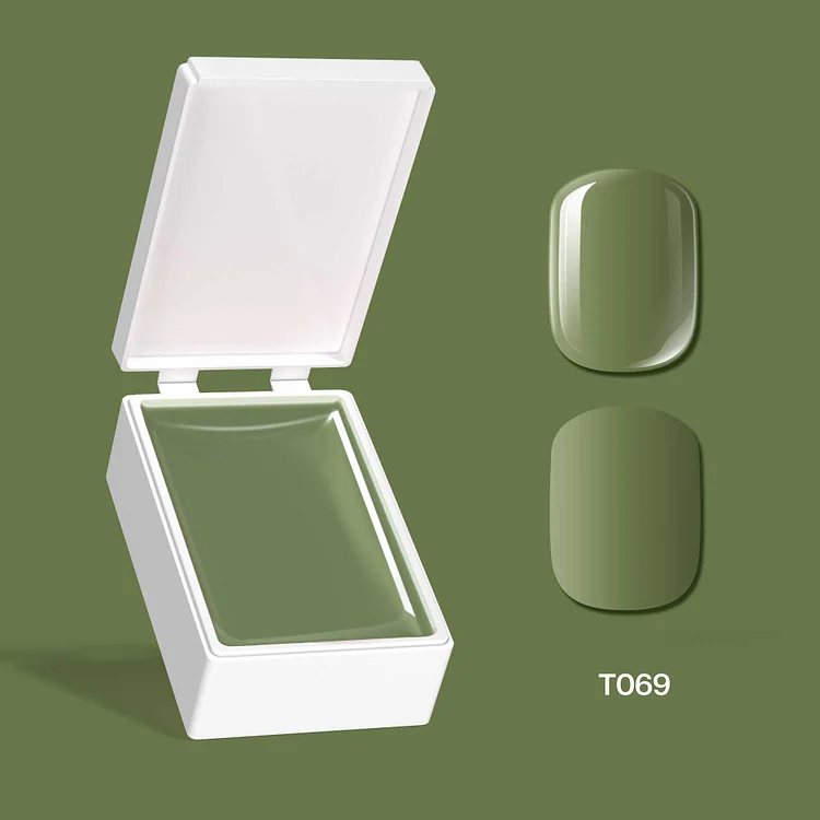 Matcha Green Solid Cream Non-Flowing Gel