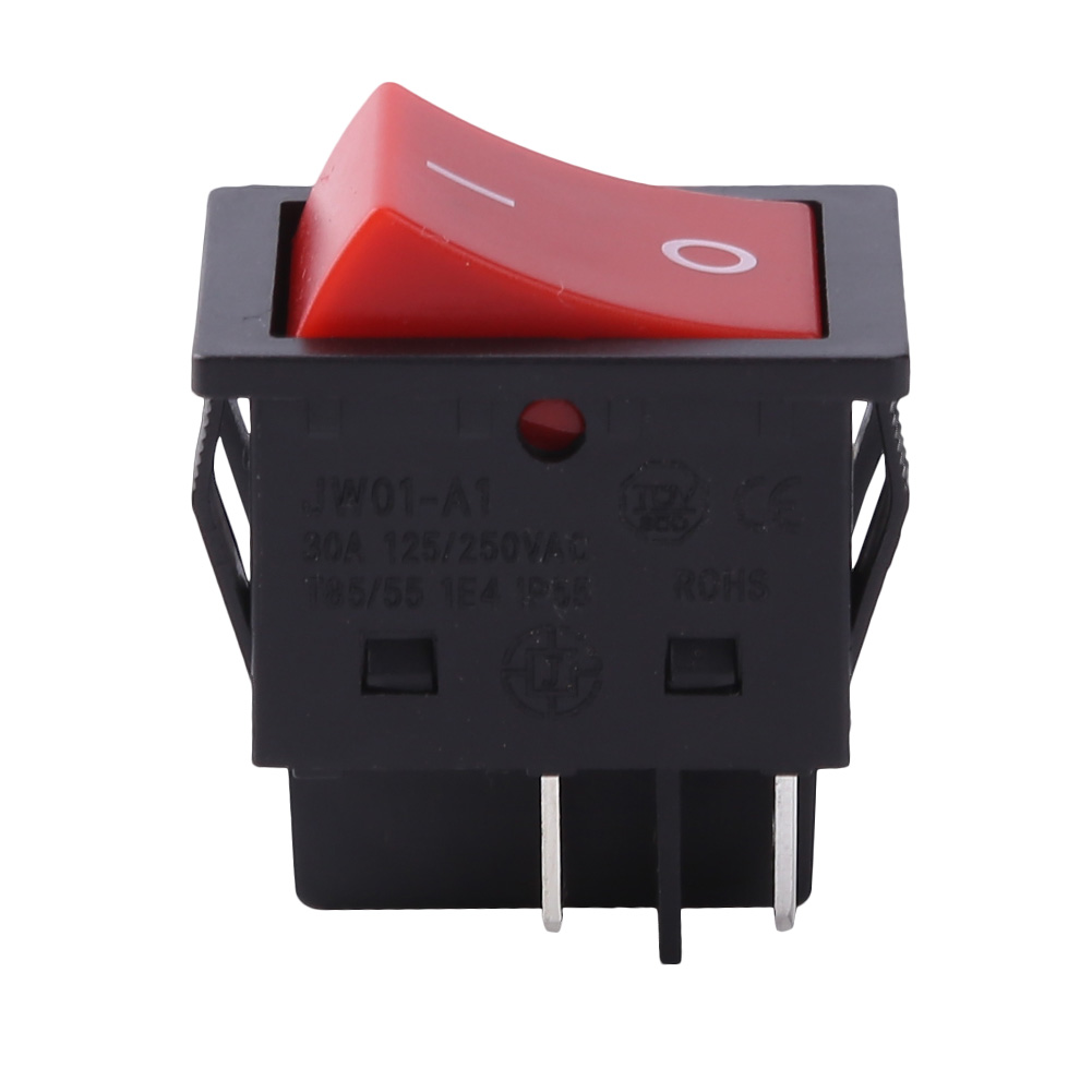 

GS11021-01 Snap in Push Button Switch 4 Pin 30A ON/OFF Toggle Rocker Switch, 501 Original