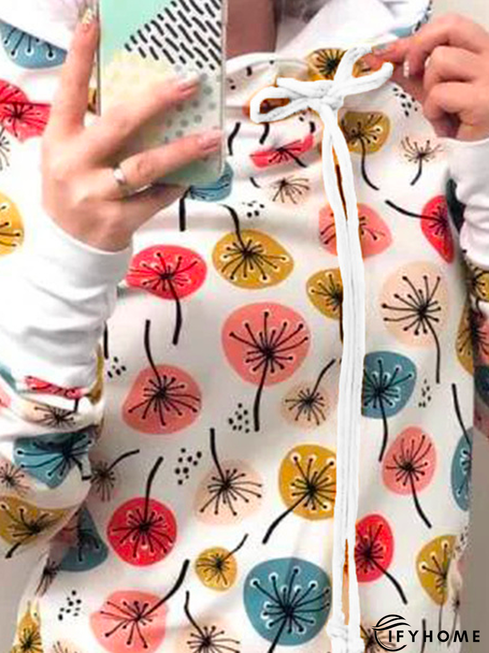 Cotton Casual Plants Fit Hoodies & Tunic Sweatshirt | IFYHOME