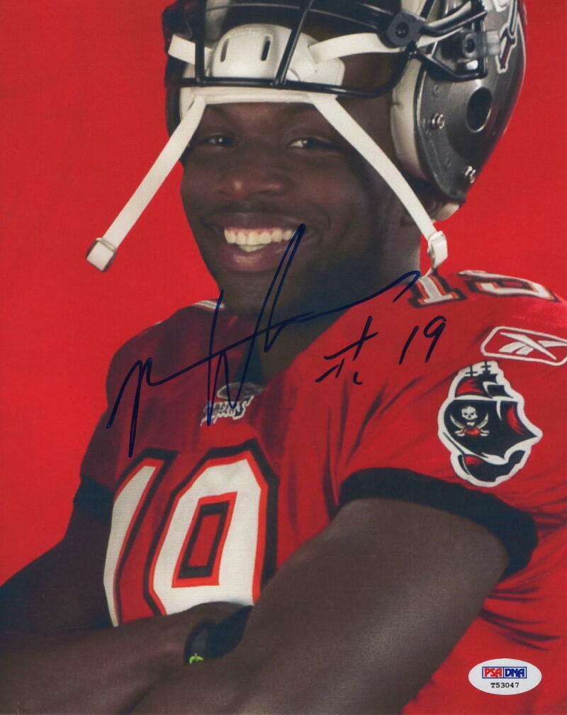 MIKE WILLIAMS SIGNED AUTOGRAPH 8x10 Photo Poster painting - NFL FOOTBALL SYRACUSE BUCCANEERS PSA