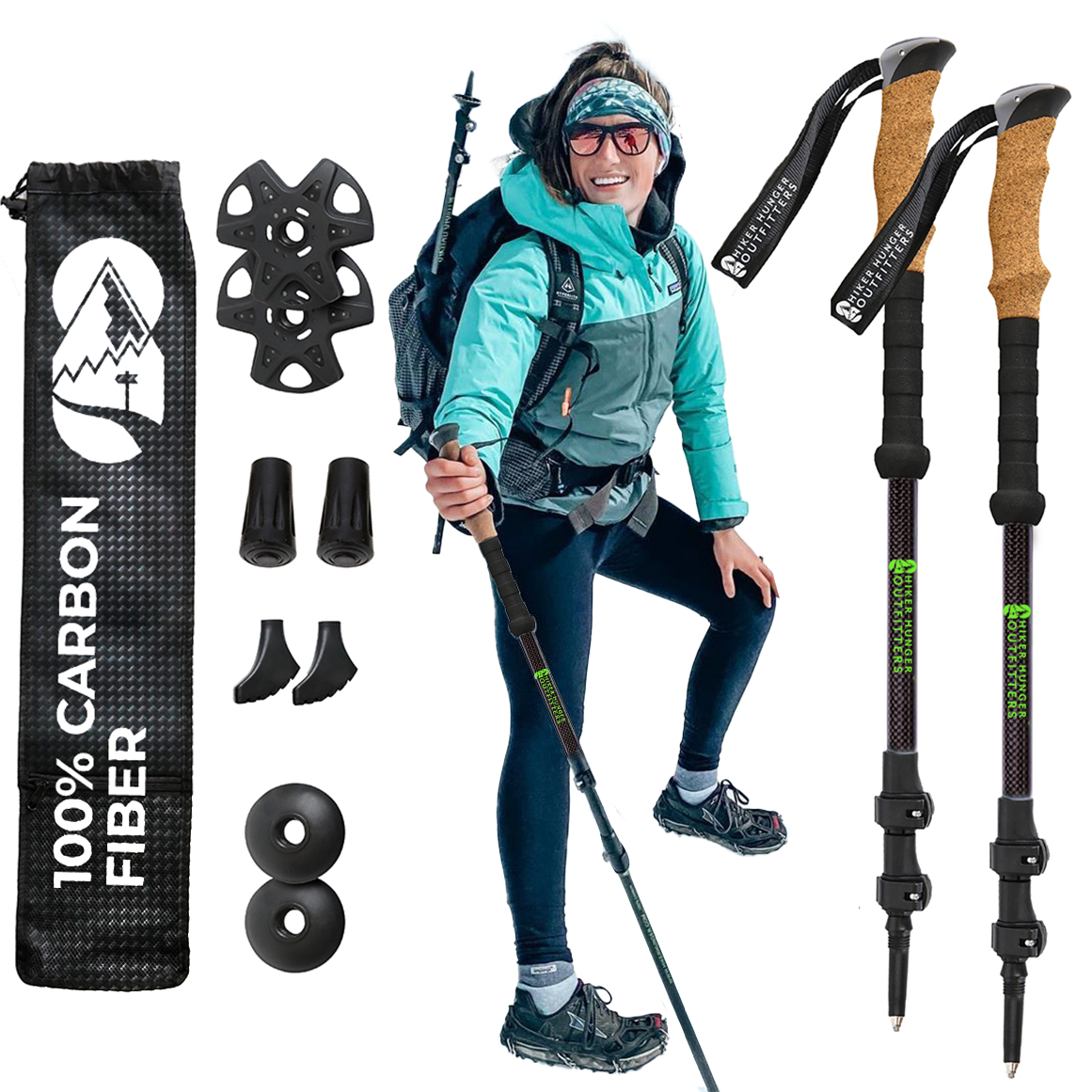 How to Adjust Trekking Pole Straps - Hiker Hunger Outfitters