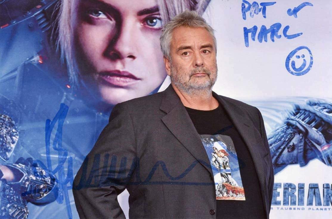 Luc Besson FILM DIRECTOR & PRODUCER autograph, signed Photo Poster painting