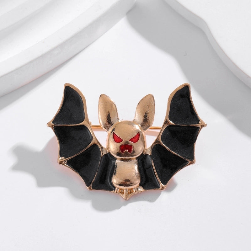 Minimalist Animal Animals Plating Bat Hat Unisex Brooches