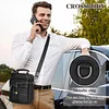 BAIGIO Schultertasche Herren Umh&auml;ngetasche Leder Herrentasche Vintage Crossbody Messenger Bag f&uuml;r Arbeit Reise Alltagsleben