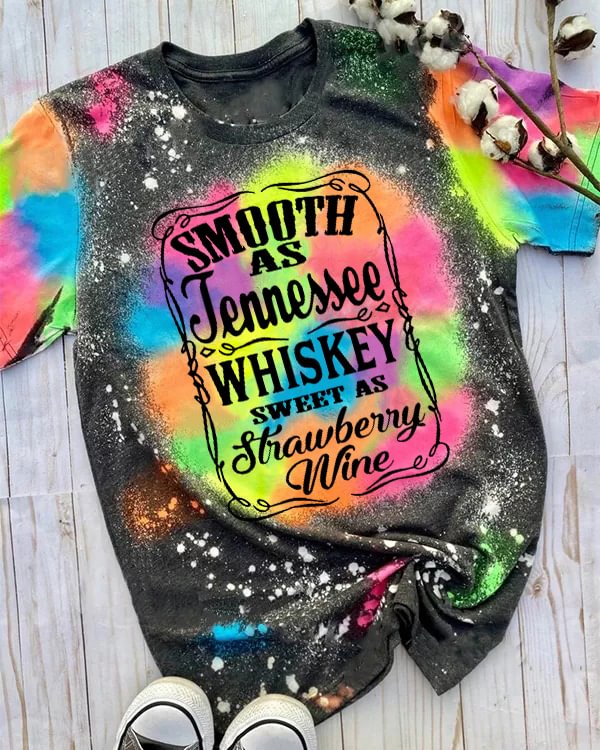 Tennessee Whiskey Bleached T-shirt