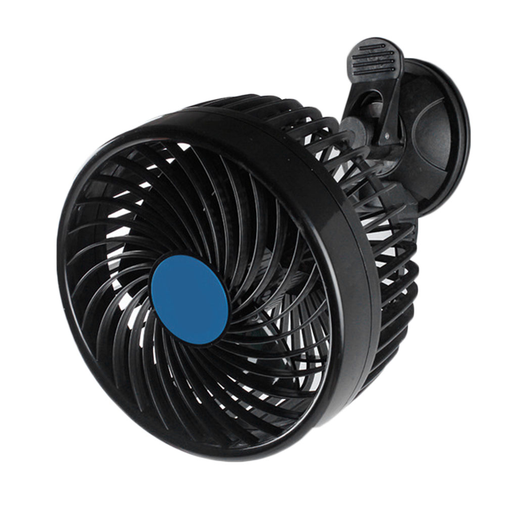 

12V 6 inch Car Fan Quiet Stepless Speed Suction Cup Windshield Cooling Fan, 501 Original