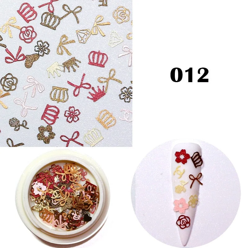 Nail Supplies Flowers and Animals Mixed Wood Pulp Paper Nail Jewelry Accessories Skills 3d Nail Art Decoration 2021 Summer New
