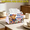 Diamond Painting 250th Anniversary Tissue Box for Kitchen Restaurant Bar Office Party