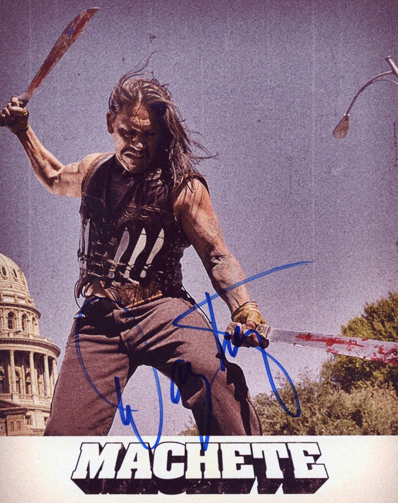 ~~ DANNY TREJO Authentic Hand-Signed MACHETE 8x10 Photo Poster painting (PROOF) ~~