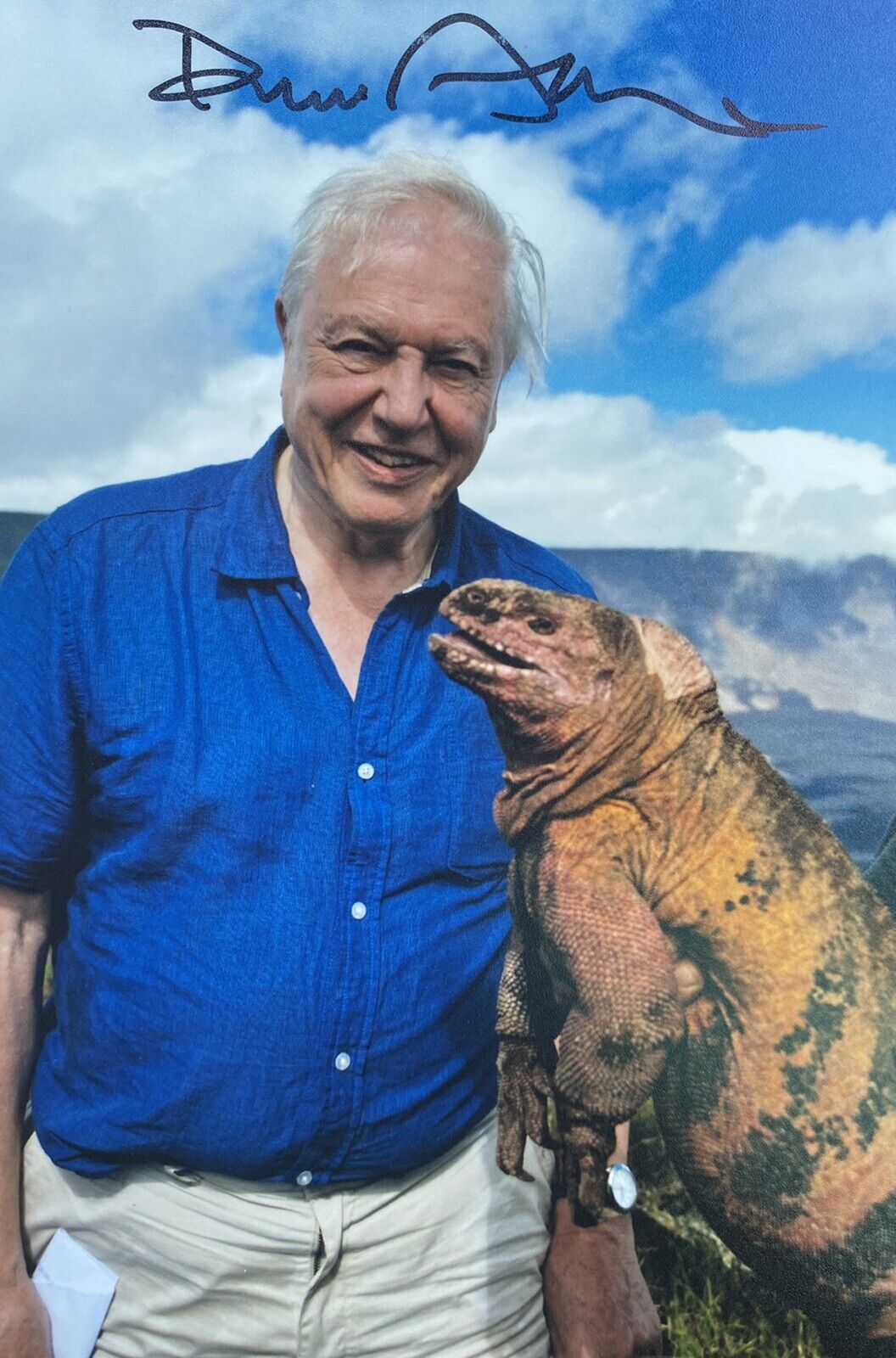 Sir David Attenborough Genuine Hand Signed 6x4 Photo Poster painting 10