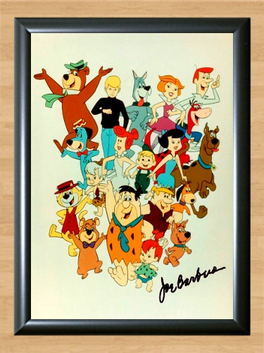 The Flintstones Joseph Barbera Signed Autographed Photo Poster painting Poster A2 16.5x23.4