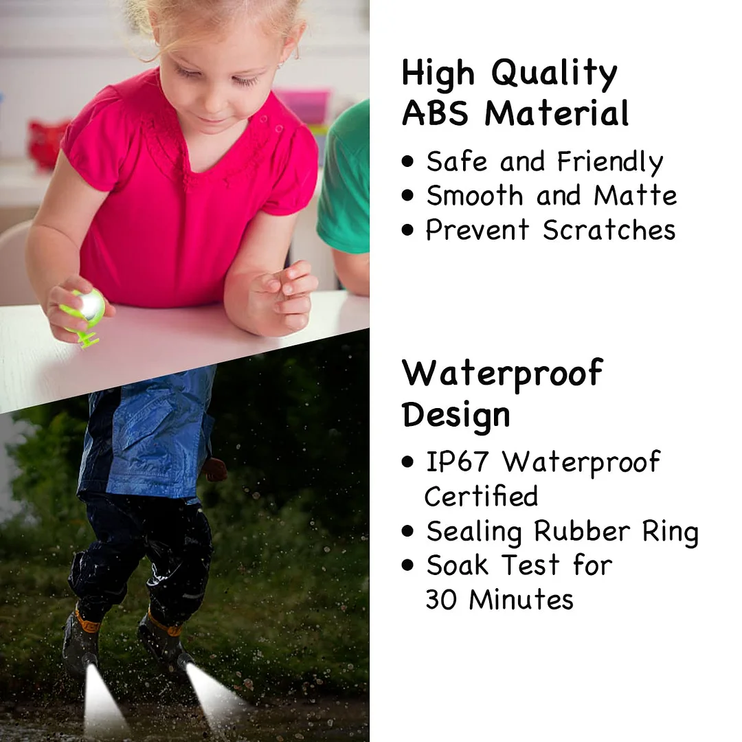 Croc lights - Made of High-quality ABS Plastic for Adults and Kids