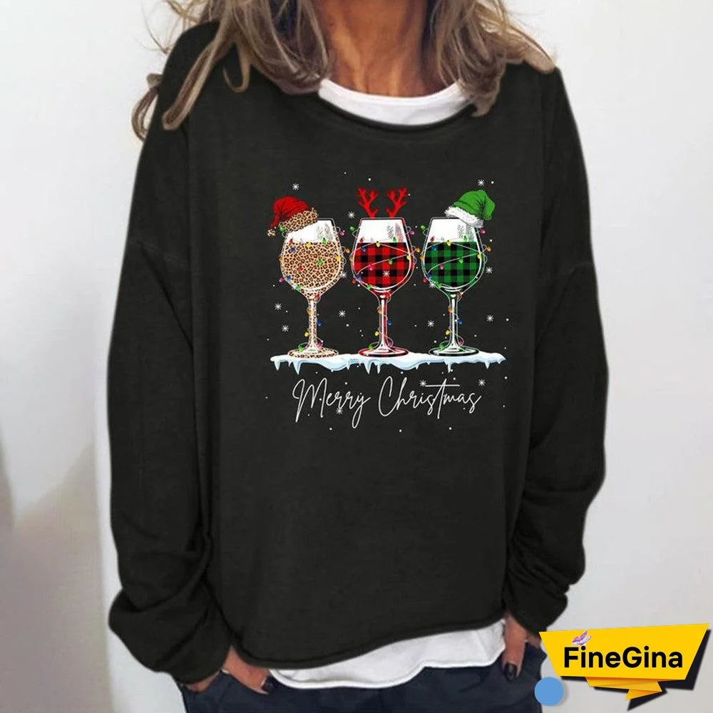 Stylish Long Sleeve Print Top