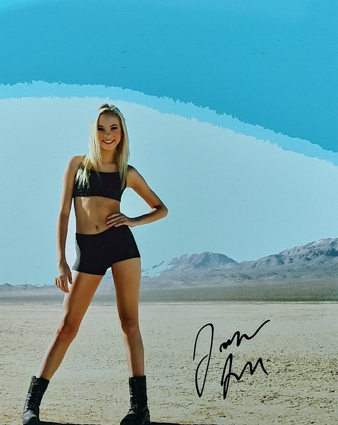 Jordyn Jones signed 8 x 10