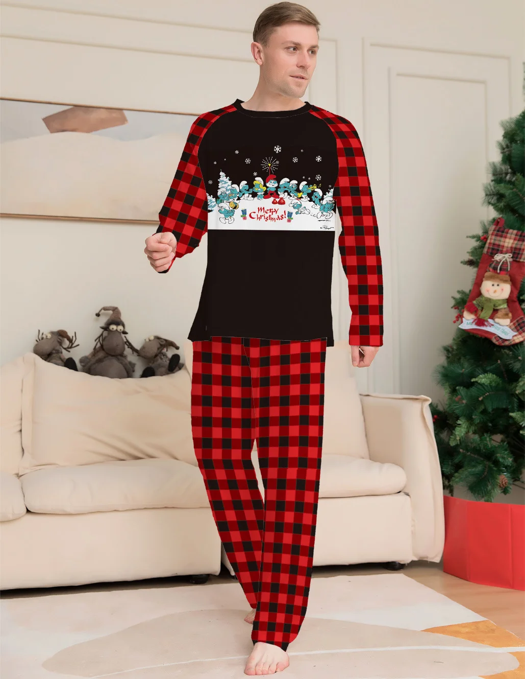 Christmas Casual Family Look Sleepwear Pjs Set