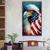 >SALE<5D DIY Full Round Drill Diamond Painting Eagle Kit Home Decoration Art Craft(3)