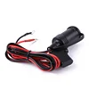 12-24V Car Motorcycle Truck Cigarette Lighter Socket with 10A Fuse+Cable
