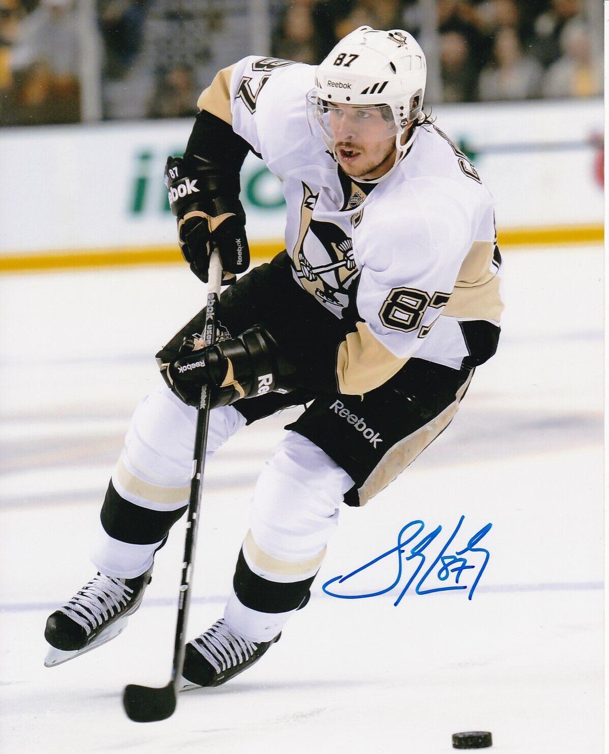 SIDNEY CROSBY SIGNED AUTOGRAPH 8X10 Photo Poster painting PITTSBURGH PENGUINS