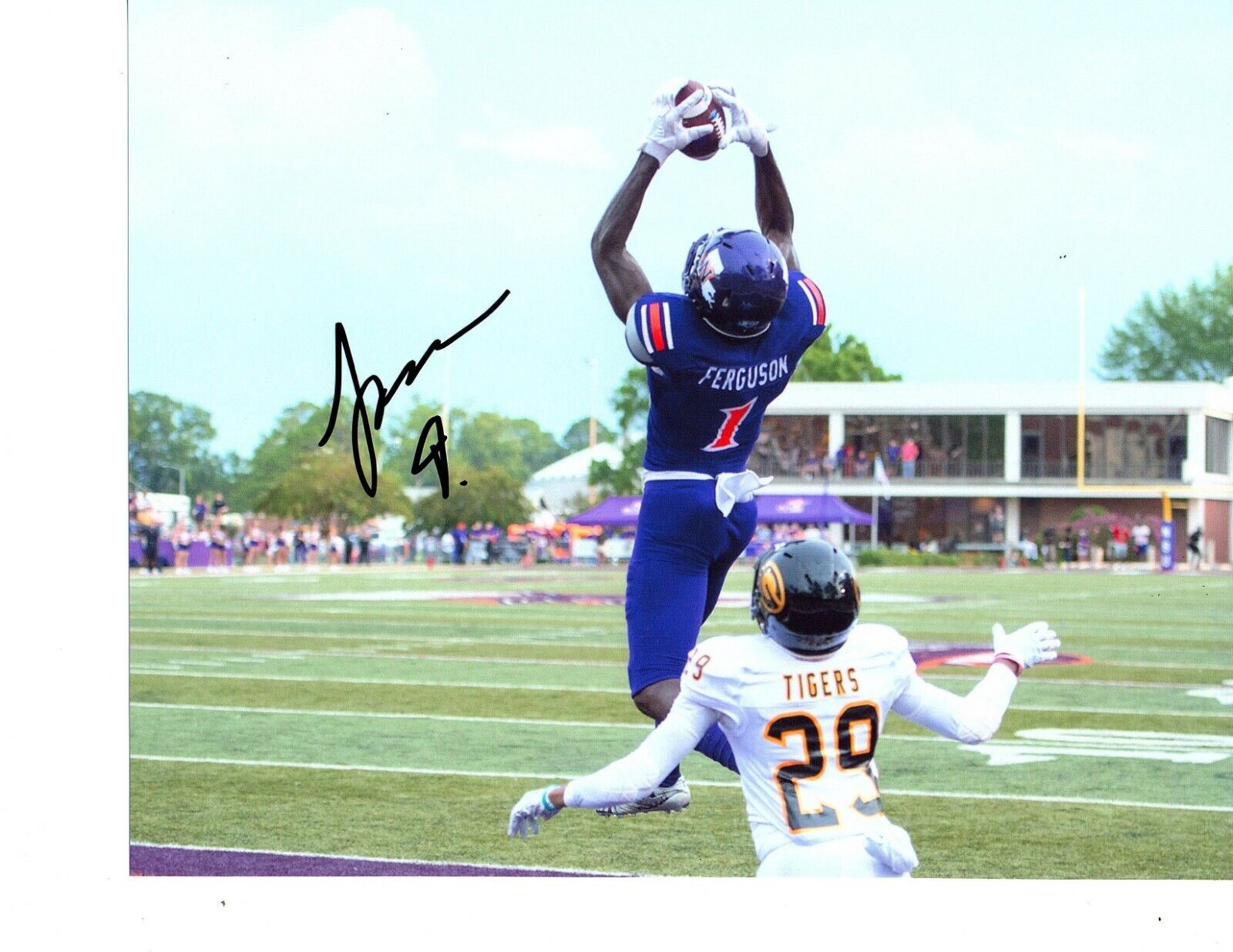 Jazz Ferguson Northwestern State Demons signed autographed 8x10 football Photo Poster painting b