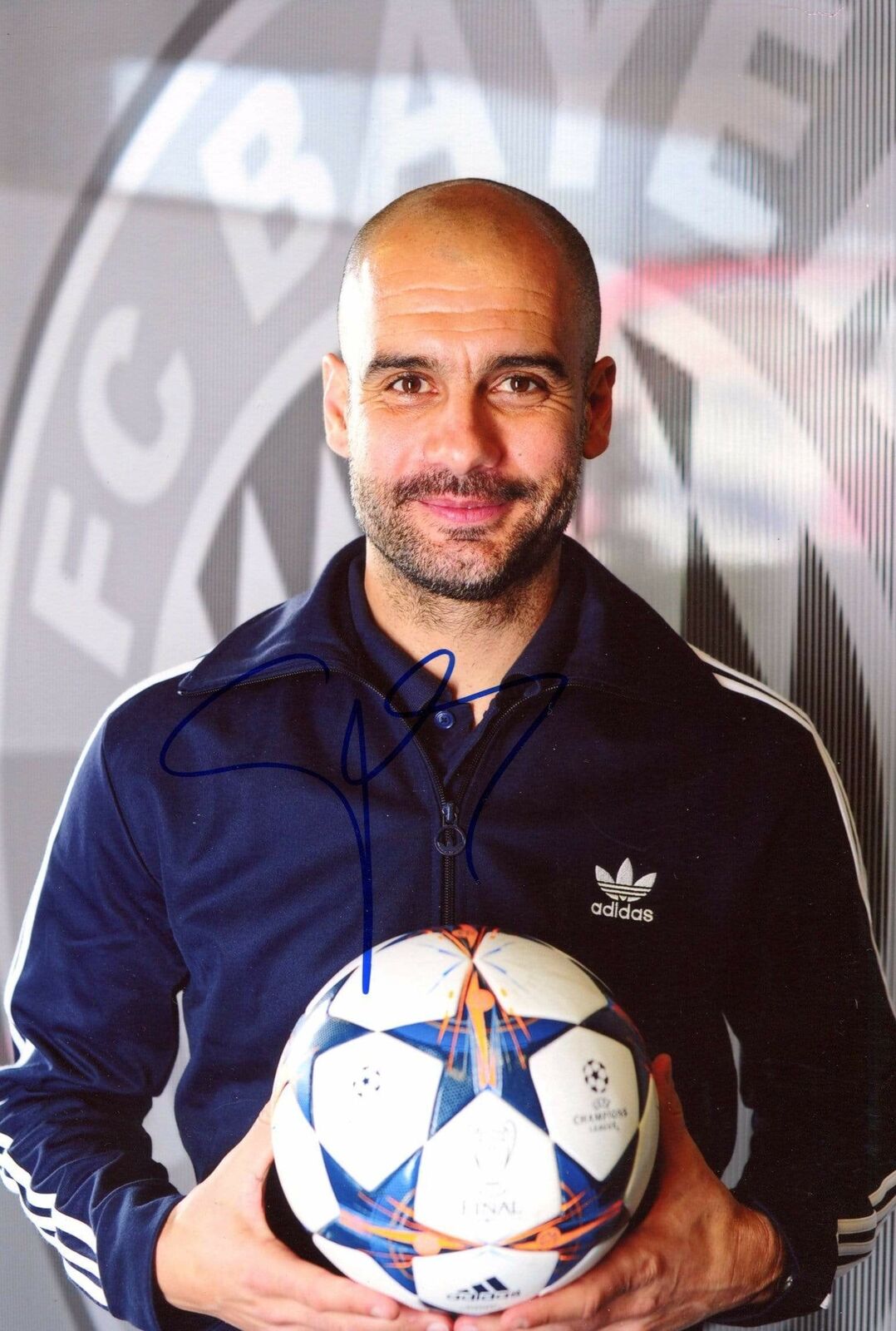 Pep Guardiola SOCCER MANAGER autograph, IP signed Photo Poster painting