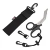 Emergency Scissors Ergonomic Bandage Shears for Underwater Escape (Black)
