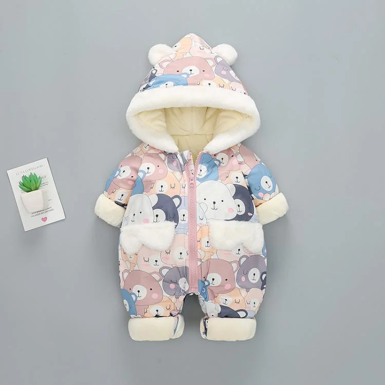 Baby Boy/Girl Printed bear cotton Romper