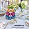 4/6 Tiers Macaron Display Stand Wedding Dessert Tower Rack for Afternoon Tea