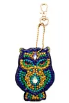 5pcs DIY Full Drill Diamond Paintng Special-shaped Owl Keychains Kit