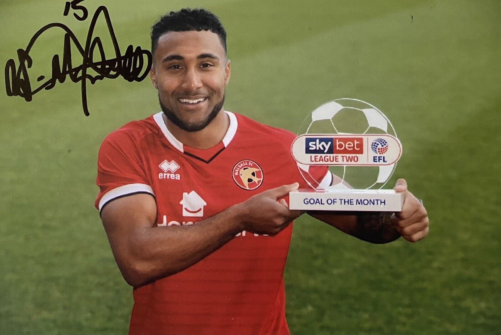 Wes McDonald Genuine Hand Signed Walsall 6X4 Photo Poster painting 3