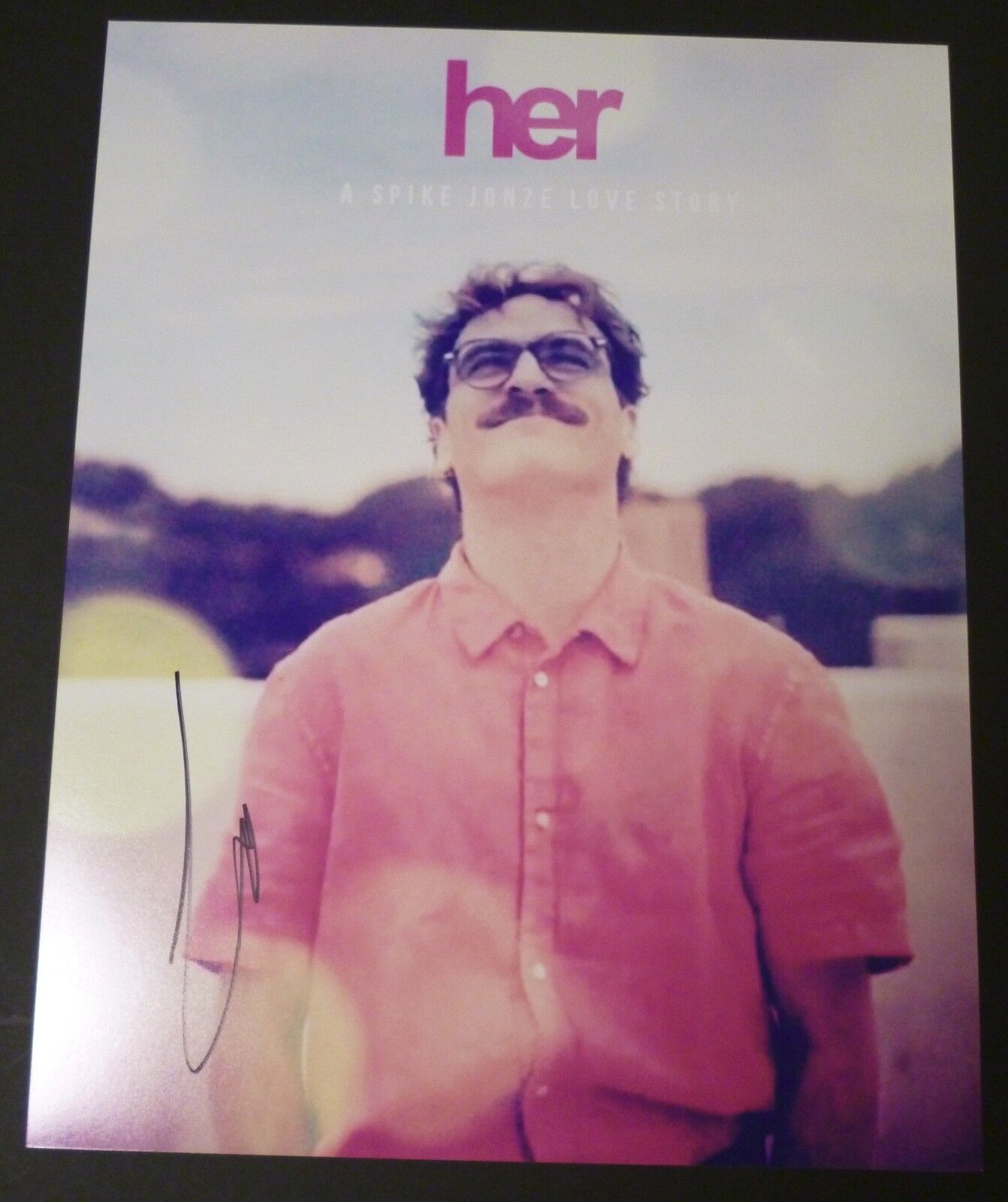 JOAQUIN PHOENIX Authentic Hand-Signed HER