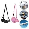 Adjustable Foot Hammock Plane Footrest Leg Support Foot Pad for Long Travel Care