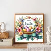 Happy easter-round drill peinture diamant-30*30cm