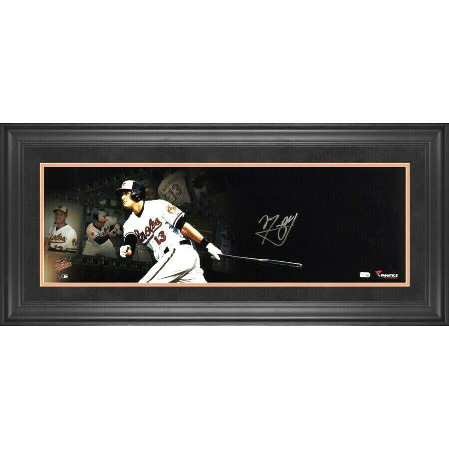 MLB MANNY MACHADO HAND SIGNED AUTOGRAPHED 10X30 FRAMED Photo Poster painting PLAQUE FANATICS COA