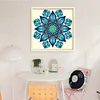 Blue Mandala Pattern-11CT Stamped Cross Stitch 40*40cm/15.75*15.75in tapestrymarket