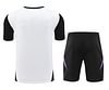 Joyfball 2024/2025 Germany short sleeved training jersey white+Shorts  1:1 Thai Quality