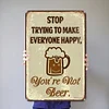 (Multi Style)Beer Bar Cafe - Metal Tin Signs(8*12Inch/12*16Inch) - Bar