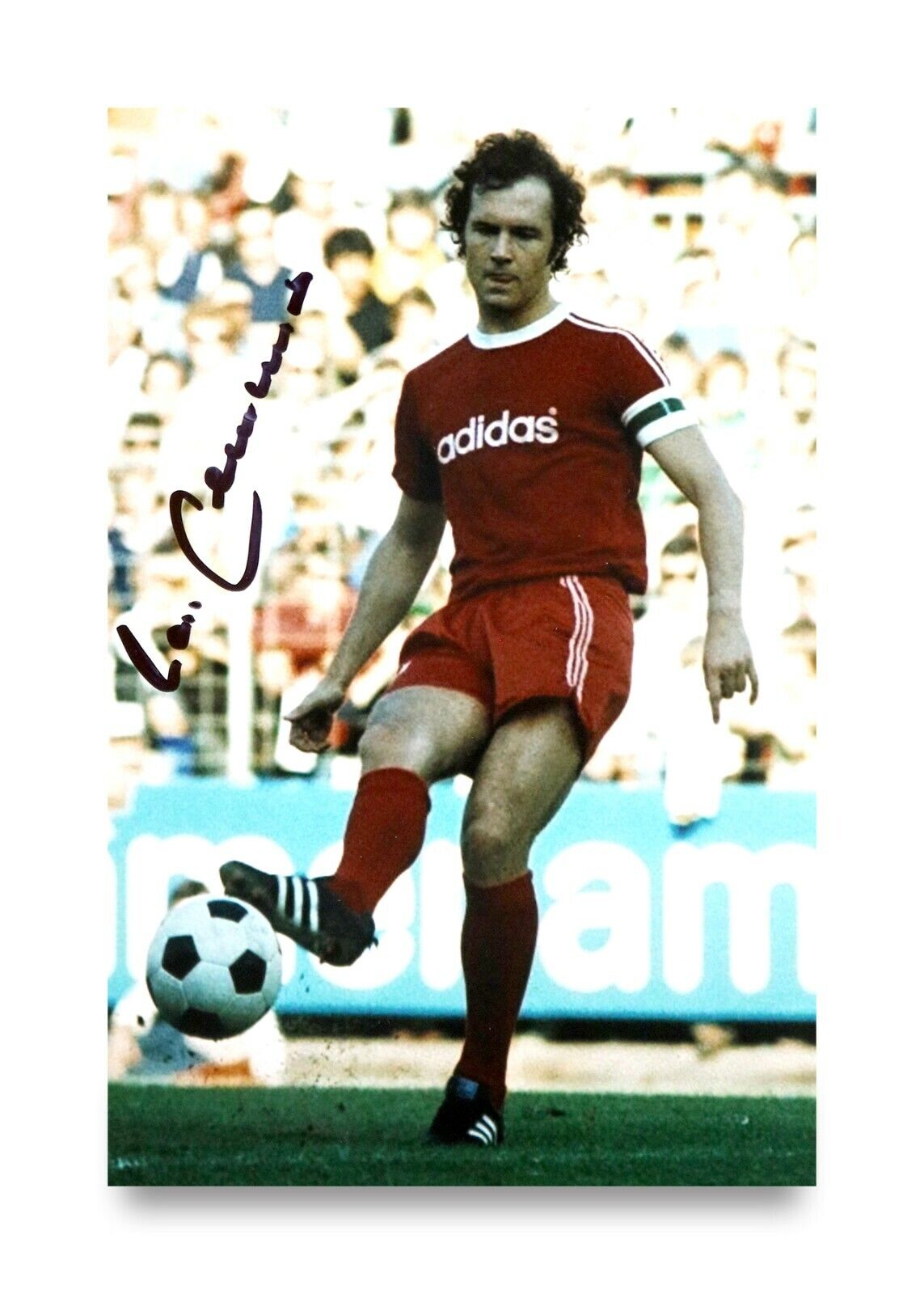 Franz Beckenbauer Signed 6x4 Photo Poster painting Germany Bayern Munich Genuine Autograph + COA