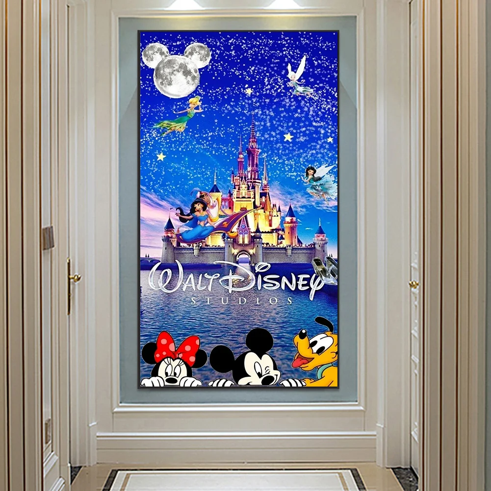 Diamond Painting - Full Round Drill - Disneyland Mickey Mouse(Canvas|50*80cm)