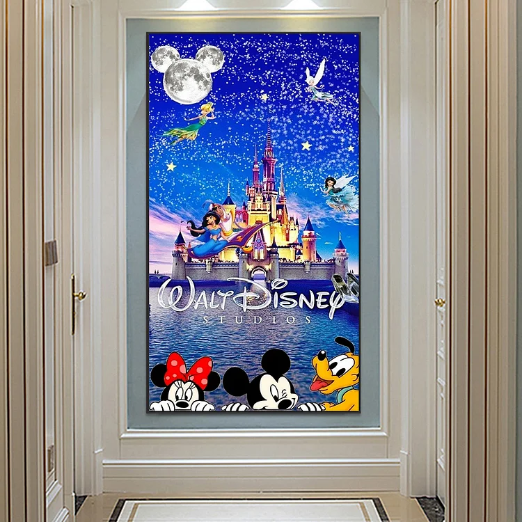 Disneyland Mickey Mouse - Full Round - Diamond Painting (50*80cm)