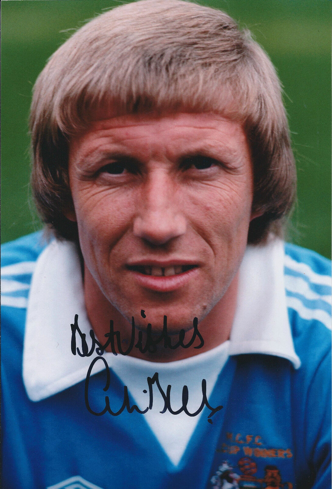 Colin BELL SIGNED 12x8 Photo Poster painting AFTAL COA Autograph Manchester City Genuine RARE