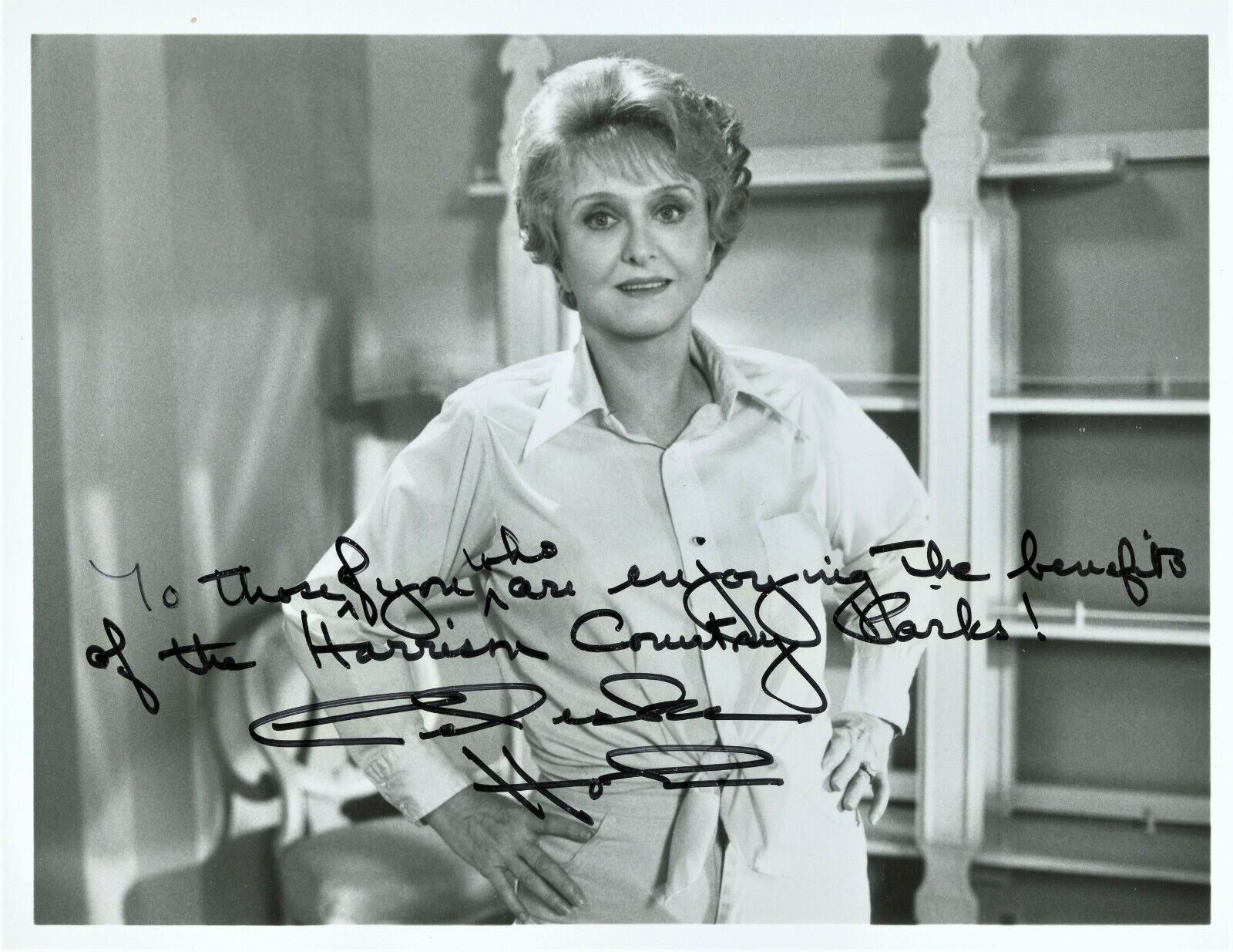 Lovely CELESTE HOLM Signed Photo Poster painting