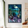 Pet Sematary Graveyard Cat Horror Movies-11CT Stamped Cross Stitch 40*60cm (Big Size)