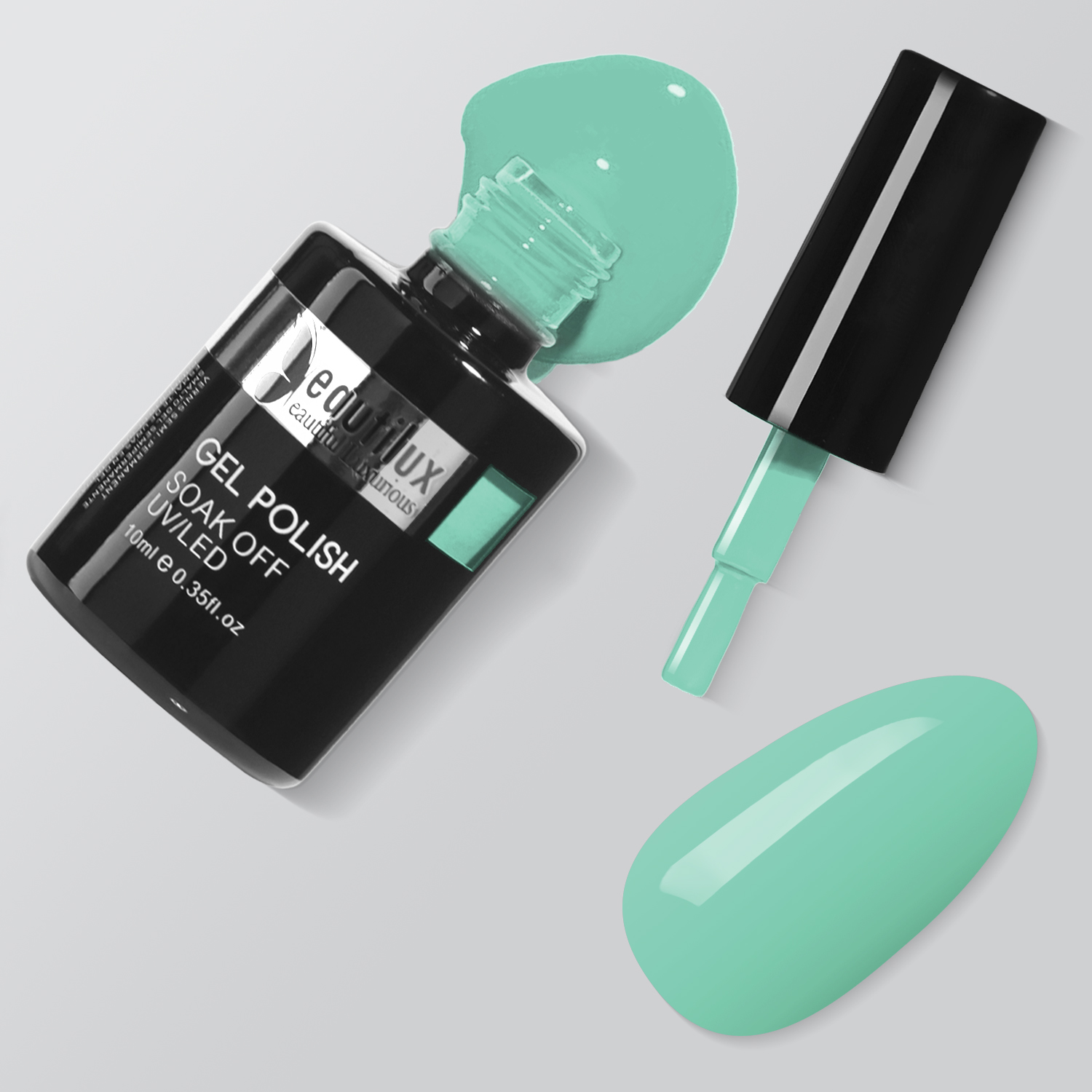 HEMA& TPO Free Nail Gel Polish Color 10ml Summer Collection- Menthe