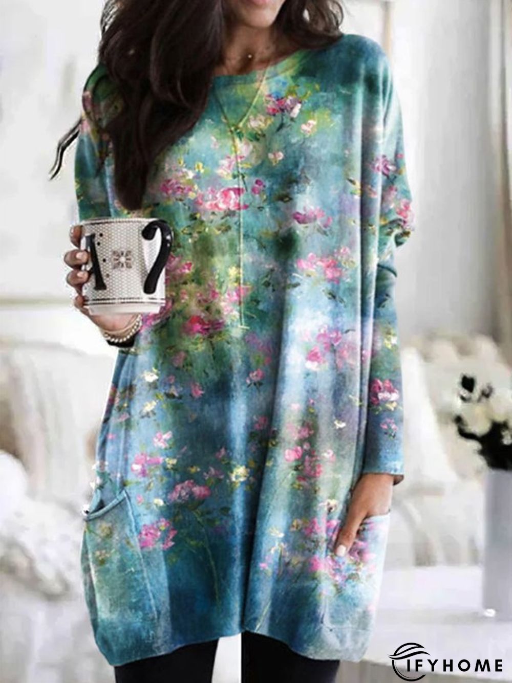 Casual Loose Jersey Top | IFYHOME