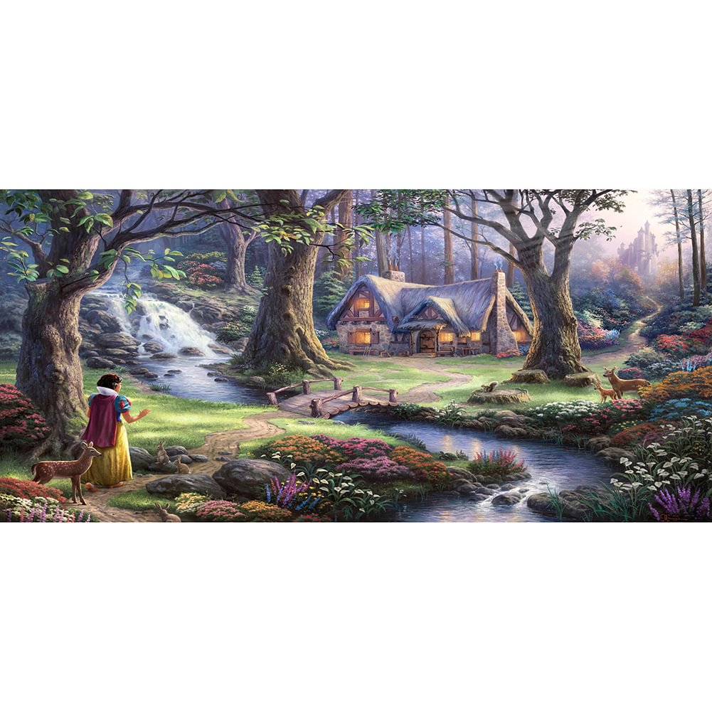 Diamond Painting - Full Round - Fairy World(80*40cm)