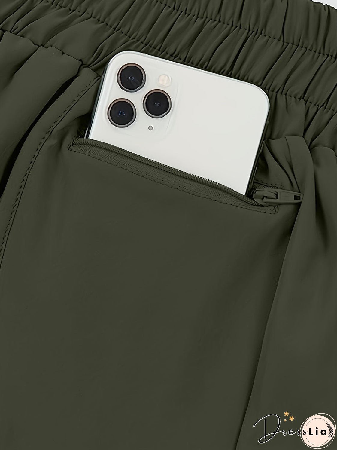 Elastic Waist Active Shorts