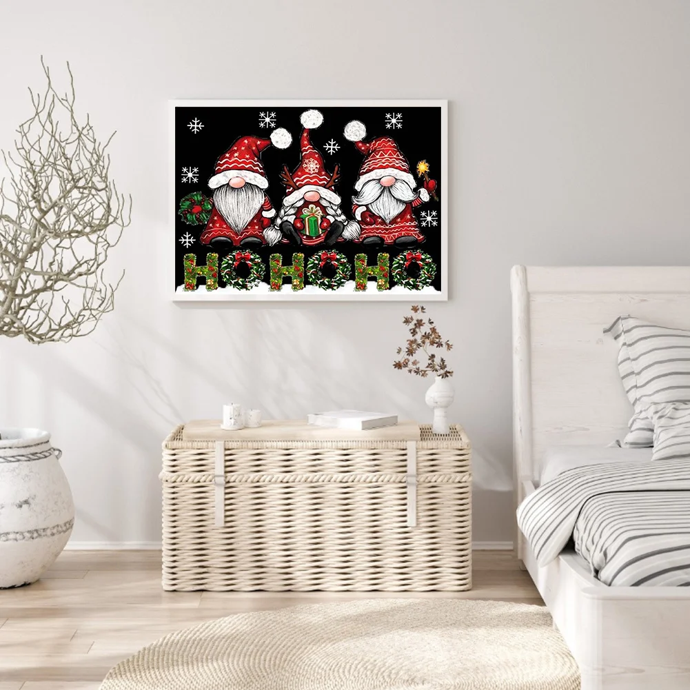 Diamond Painting - Full Round Drill - Christmas Dwarf(40*30cm)