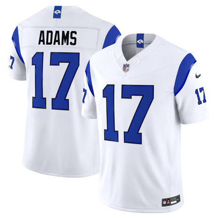 Men's Los Angeles Rams #17 Davante Adams Nike Fearsome White Vapor F.U.S.E. Limited Jersey