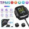 Motorcycle TPMS with QC 3.0 Motorbike Tire Pressure Monitoring System USB Output